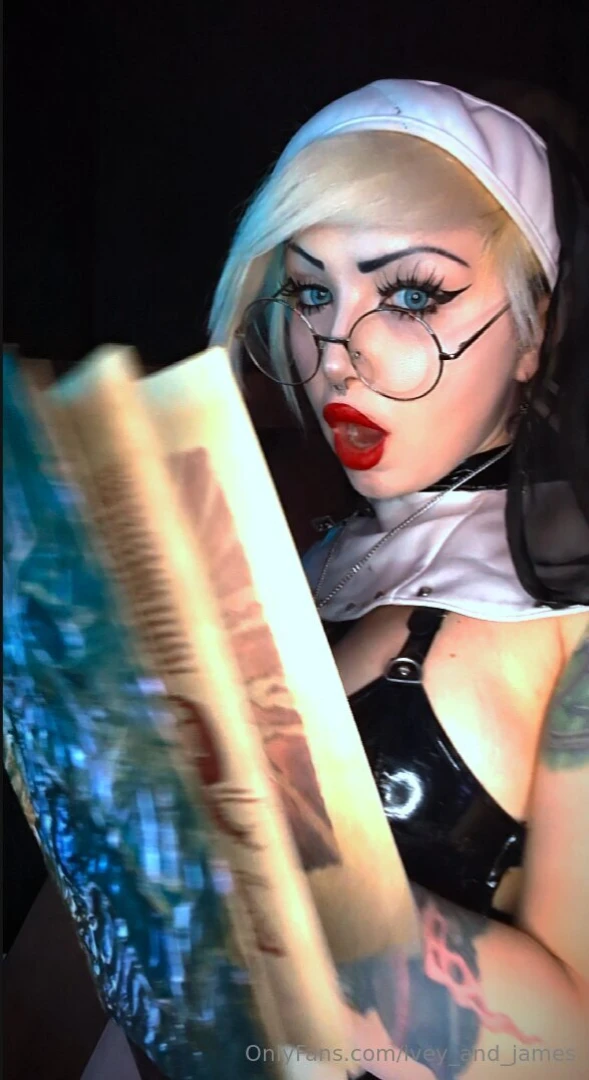 Sexy nun roleplay video includes anal creampie facial reverse cowgirl part 5 