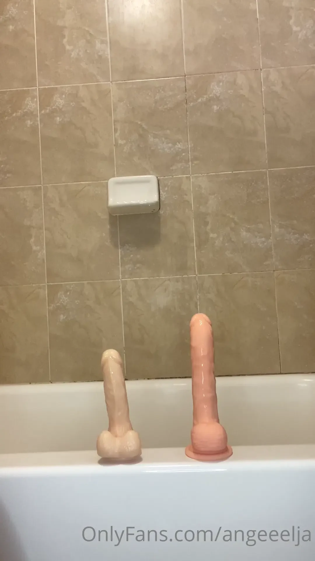 Trying my dildos which do u prefer 