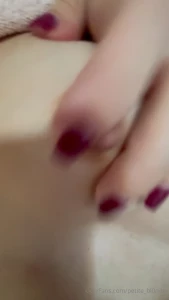 Close up of my hard nipples