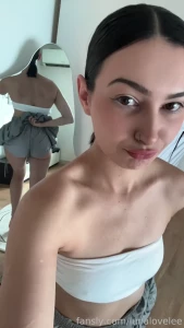 Caught in a risqu mirror moment exploring the daring side of