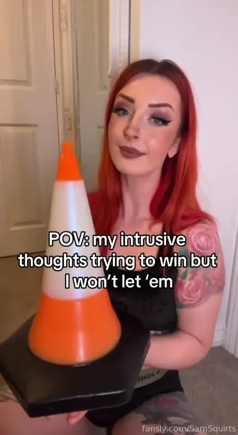 I have a three hour live stream of me and my traffic cone dm me 