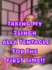 Nbsp taking my longest tentacle ever nbsp my nbsp first nbsp time i
