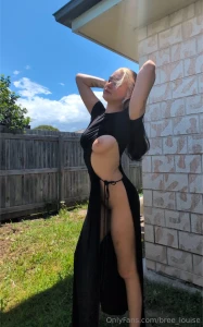Would you fuck me outdoors in this dress part 2