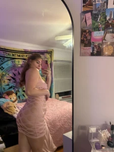 I feel like a slutty little fuck doll in this dress baby part 1