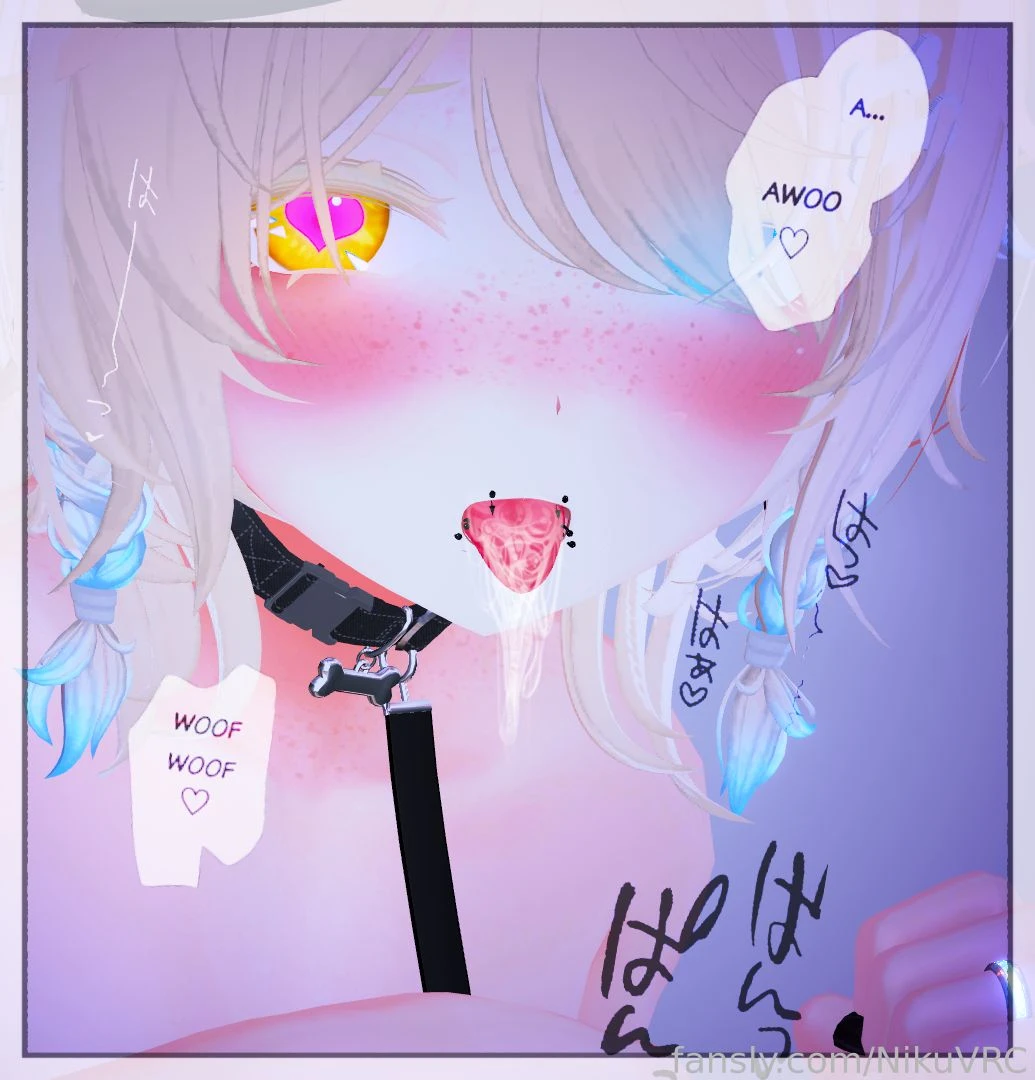 Waaaaa you stuffed my mouth so badly gt lt vrchat femboy puppyboy 