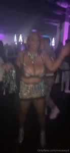 The dj was playing couldn t even get my sentence out