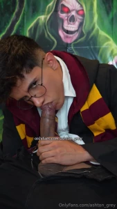Harry potter got a spell to suck himself halloween special i taste my