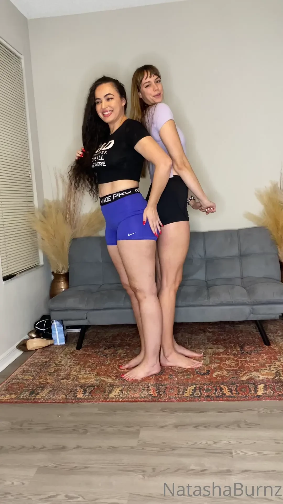 Goddess tasha and goddess marcy comparing themselves goddess marcy is 