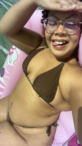 Brown bikini babe part 3