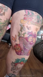 All coloured in luckily the numbing cream kicked in eventually just