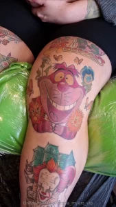 All coloured in luckily the numbing cream kicked in eventually just part 1