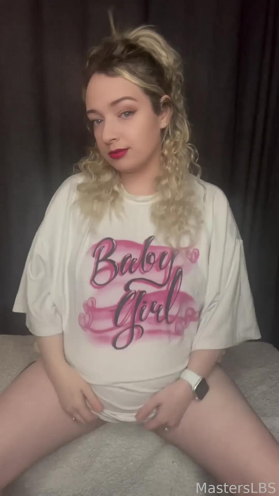 Wait for it pregnant pregnancy pregnant belly blonde milf mommy mom 