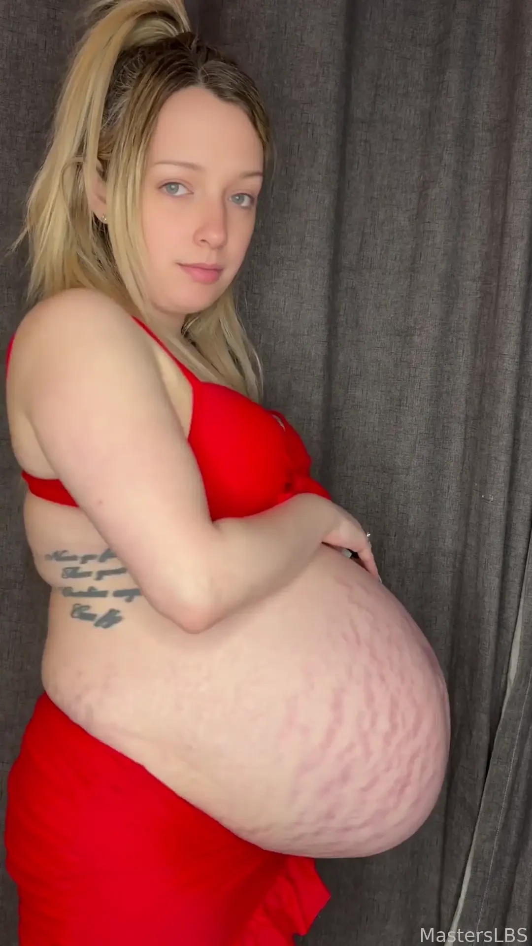 Would you like to touch it preggers preggo pregnant pregnancy 