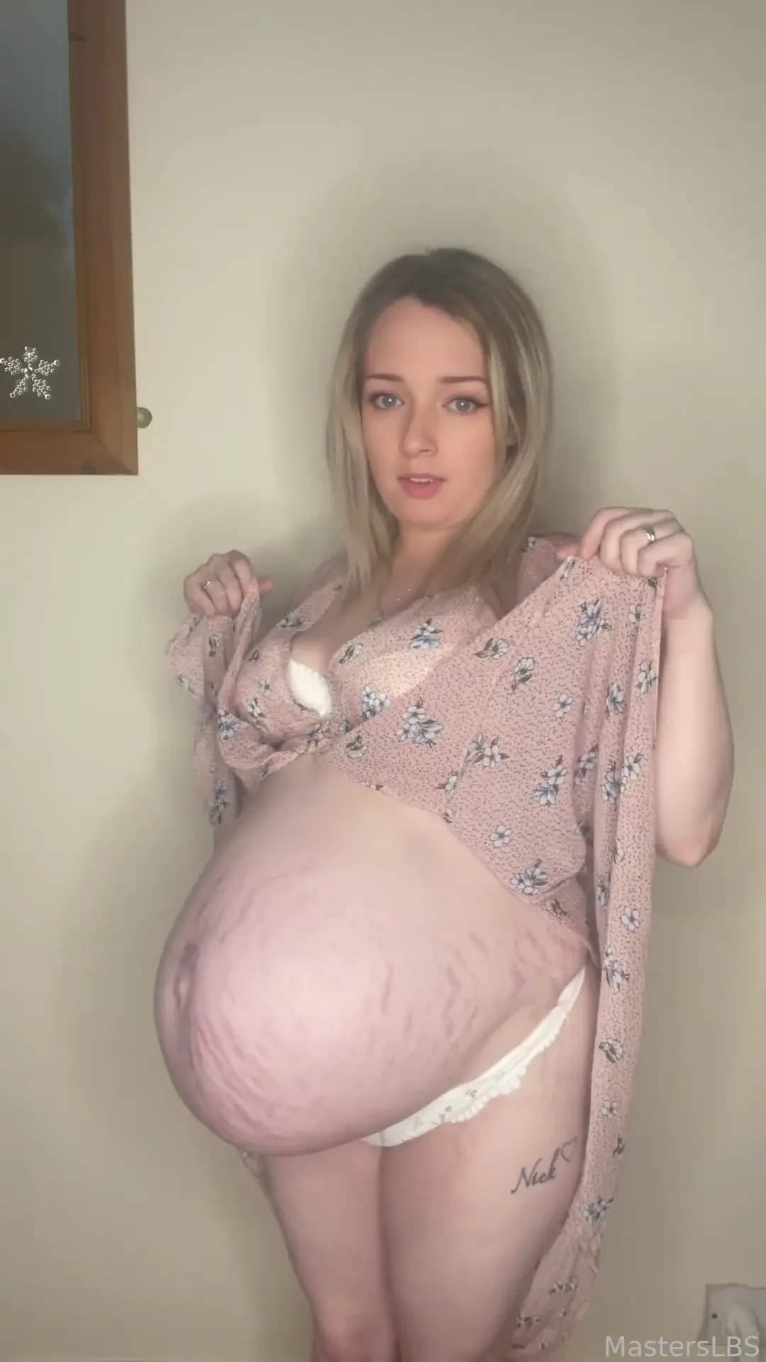 First come the bump and then comes the milk preggers preggo pregnant 