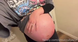 Belly is getting lower and lower preggo pregnant pregnancy hotmilf