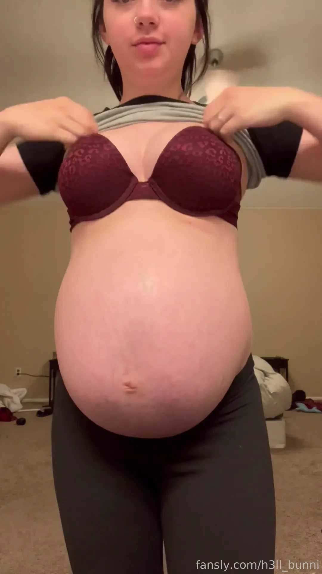 33 weeks sfw prepreggo clothing try on pregnant clothingtryon preggo 