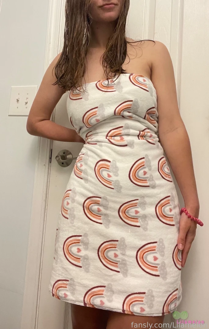 Look at this cute towel dress i made toweldress teasing sfw fyp legs part 1 