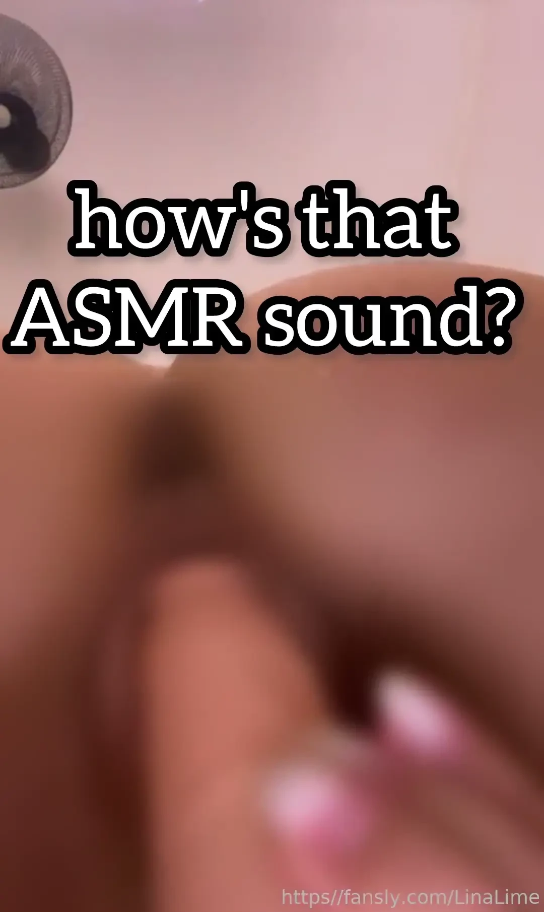 Linalime do you like asmr like this naked nude ass butt fyp petite 