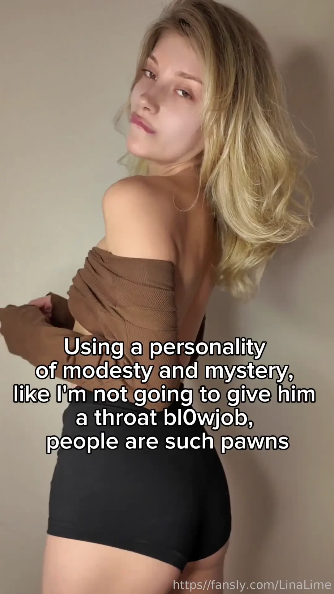 Linalime i like doing blowjob because it cheers me up naked nude ass 