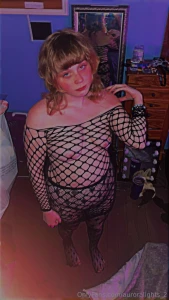 How do i look in my fishnet dress