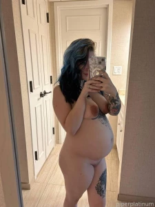 Pregnant milky mommy is hornier than ever this pregnancy she s giving part 3