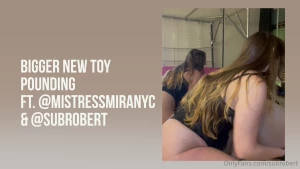 Throwback thursday bigger new toy pounding ft pegtressmirataillor