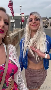 My first sissy cucky hubby night out being fully feminized it was so