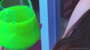 Enjoy my slime sticky feet