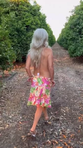 Happy hump day loves i m just out here walking through a orchard