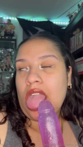 Wanna watch me suck and dildo and play with my yummy spit