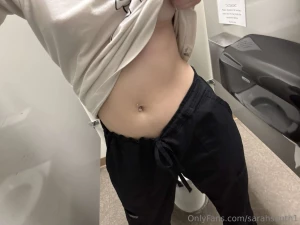 Showing off every part of my body at work part 1