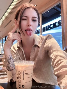 Just me an iced latte and a little too much energy for 9am some part 1