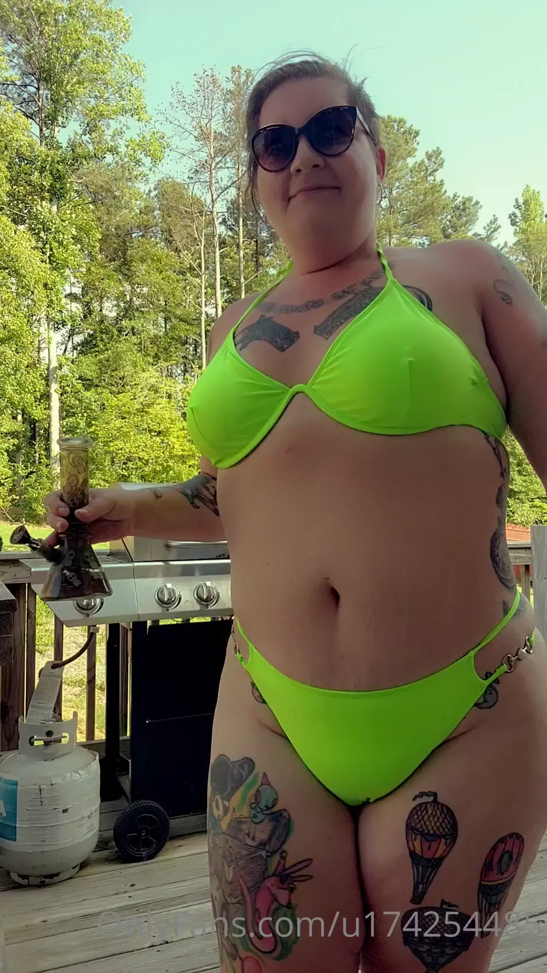 A new bikini haul just arrived first one up is lime green part 2 