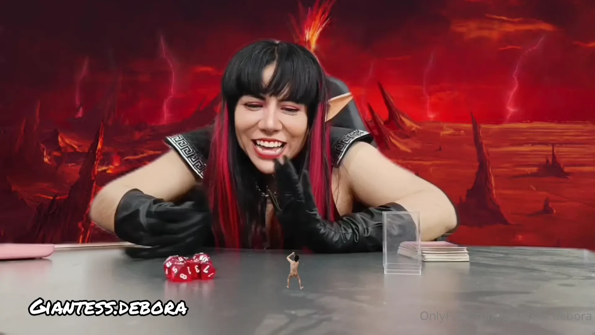 Witch debora shrinks at dice games i have cut the part of the anal 