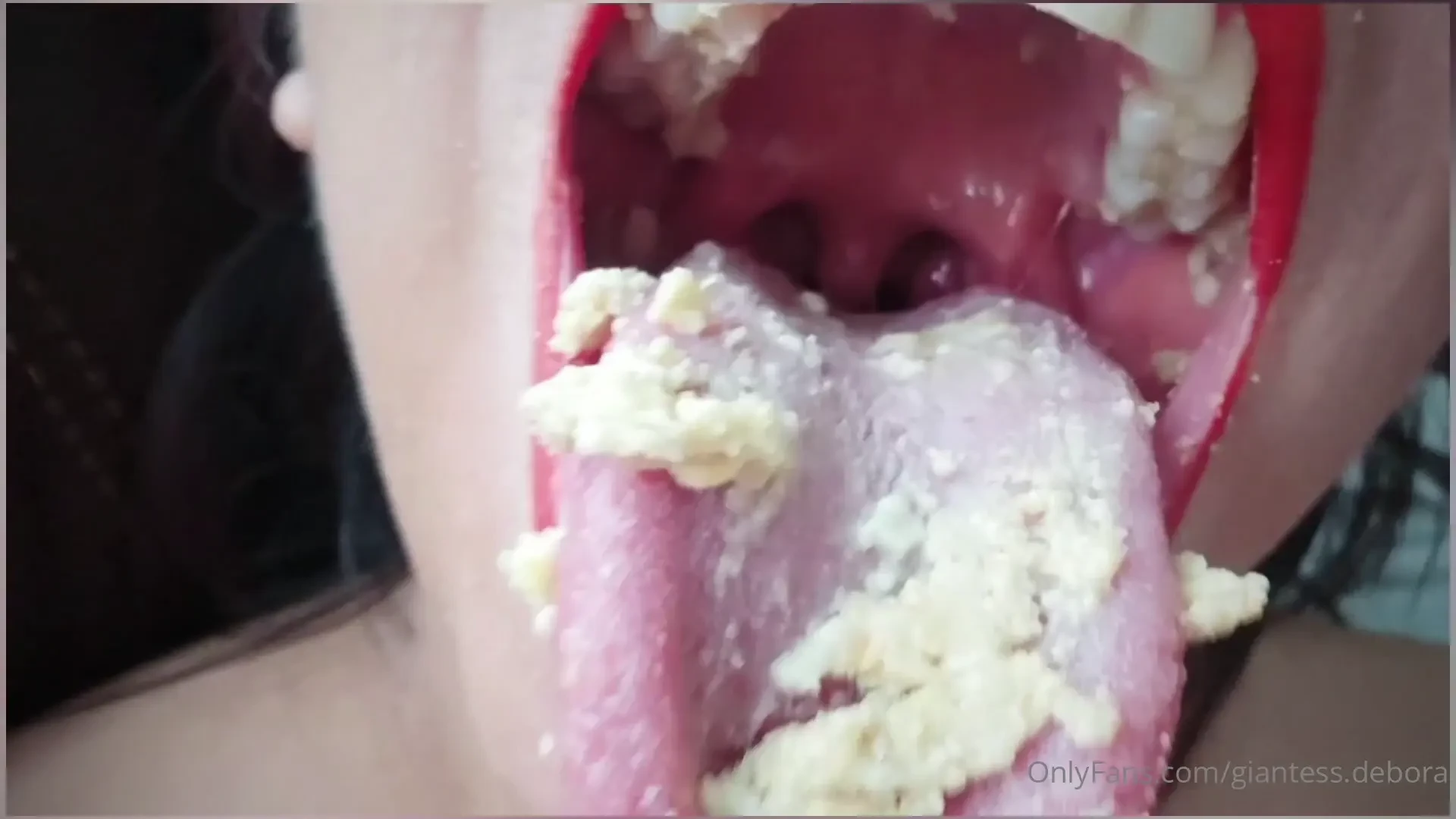 I want to hear your juicy body crunch between my big molars full 7min 