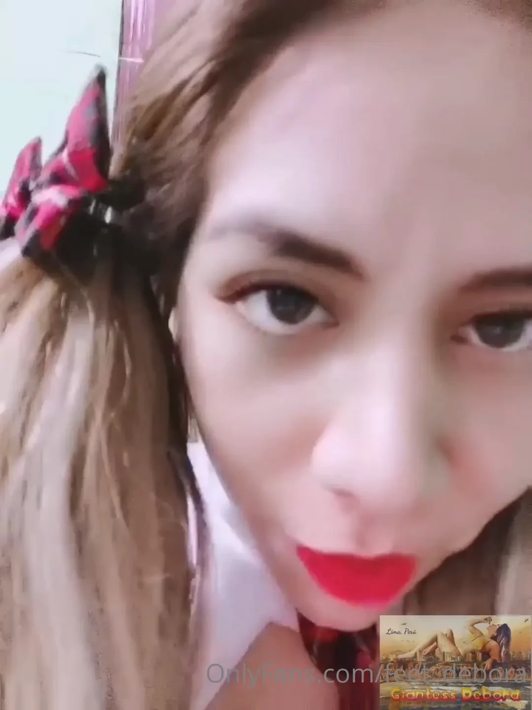 School girl vore-pov gummy bears close up mouth 