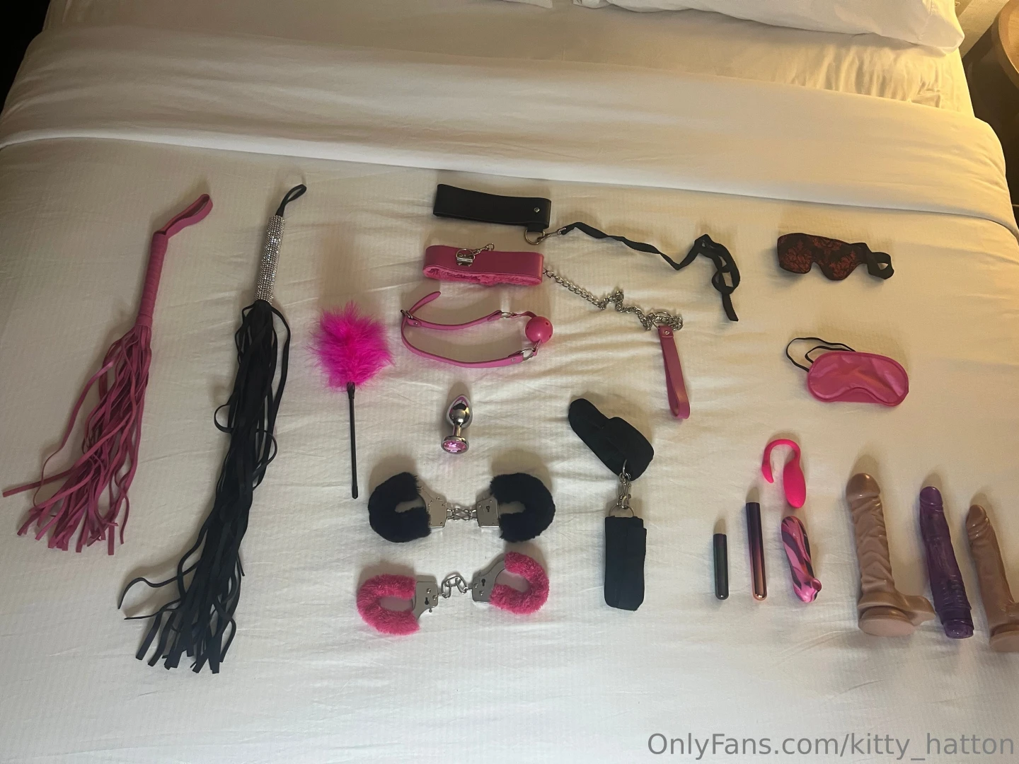 All the toys i brought tonight and my man whore 