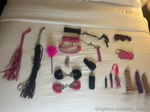 All the toys i brought tonight and my man whore
