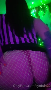 Goofing off smacking my ass