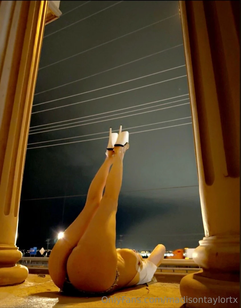 The thunderstorm was such a great backdrop 