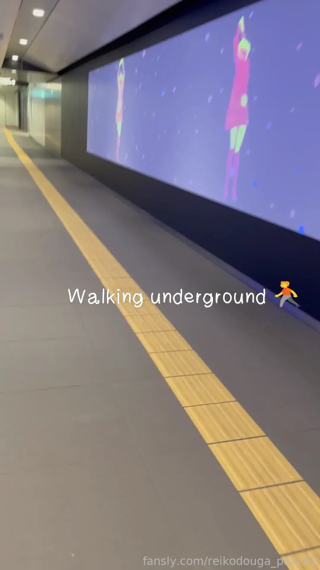 Me today walking in the underpass walking outside i bought a rice ball 