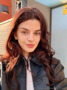 Leather jacket bright smile little bit edgy today i feel bold and soft