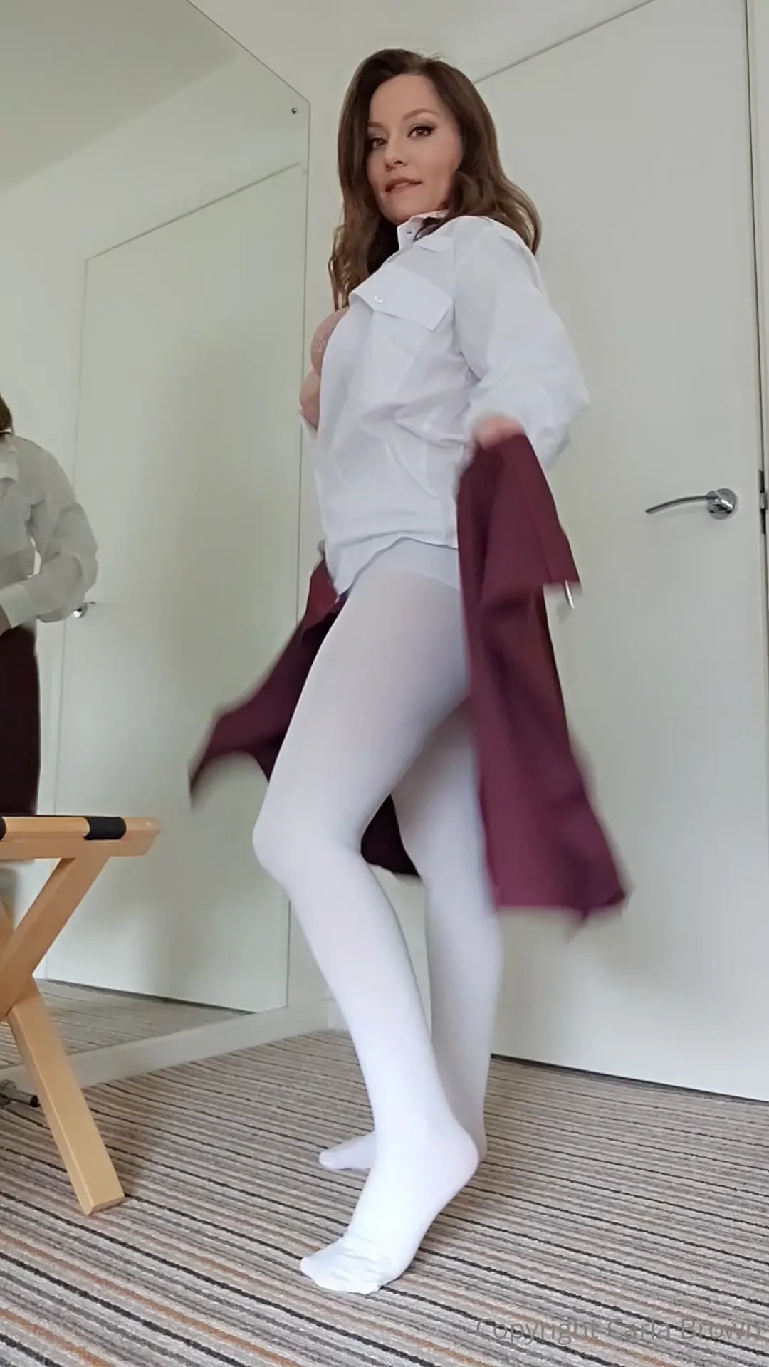 Good morning i have the last few clips from the college uniform tease 