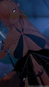 Miss luna s big bunny form is always so pretty man cu is a lucky man part 2