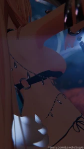 Miss luna s big bunny form is always so pretty man cu is a lucky man