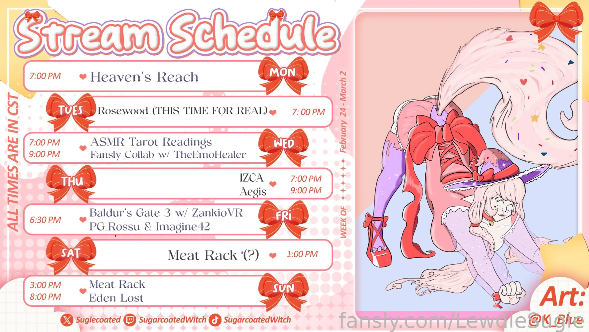 Feb 24 - march 2 k_blue we are back baby and here is a ton of amazing 