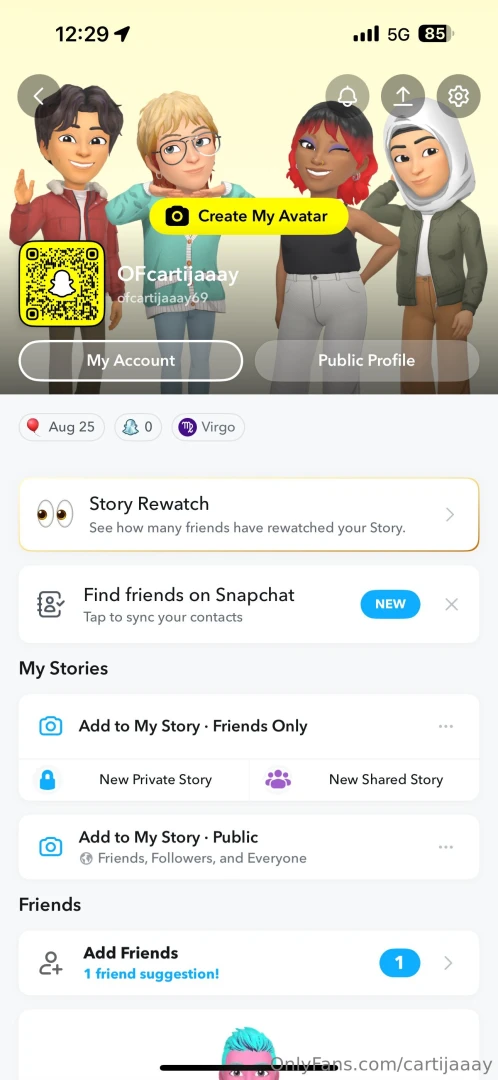 Add my new private snap my new one got deleted again 