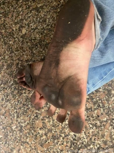 I am so happy that i ve been succesfully keeping my feet dirty like part 2