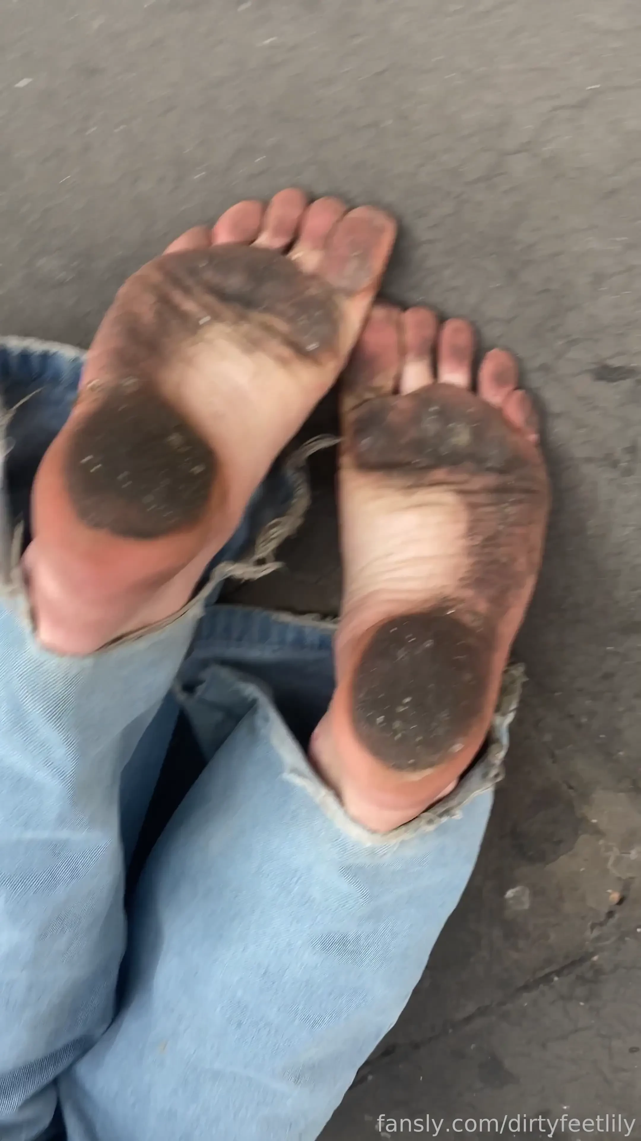 My feet outside today i loved the dirt so much i had to take this 