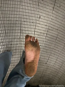 Walking down the tube stairs in london barefootgirl dirtyfeet feetgirl part 1